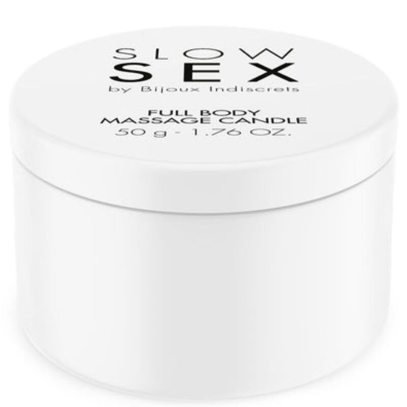 BIJOUX INDISCRETS – VELA DE MASSAGEM CORPORAL SLOW SEX 50 G
