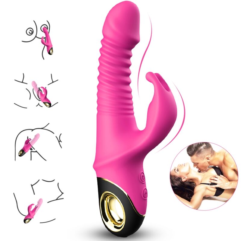 ARMONY – ZING DILDO VIBRATOR RABBIT FÚCSIA