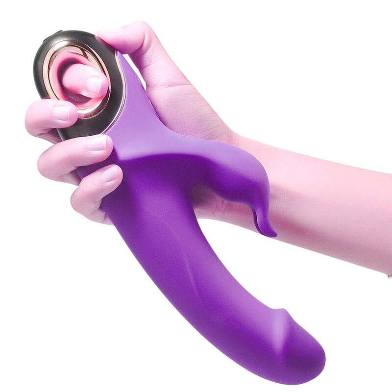 ARMONY - VIBRADOR DILDO METEROR RABBIT ROXO - Image 4