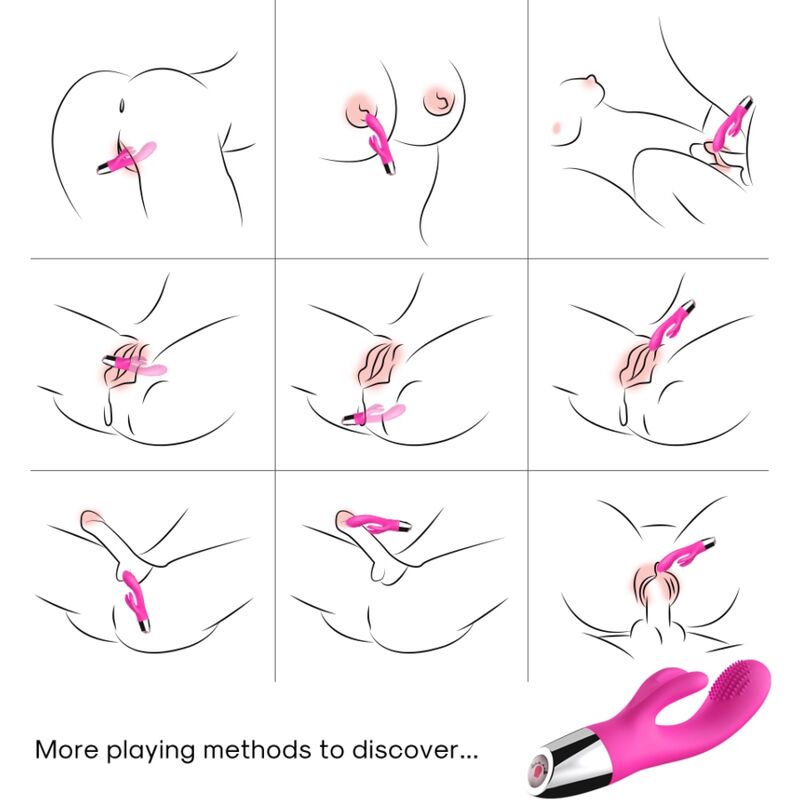 ARMONY – VIBRADOR COELHO FÚCSIA
