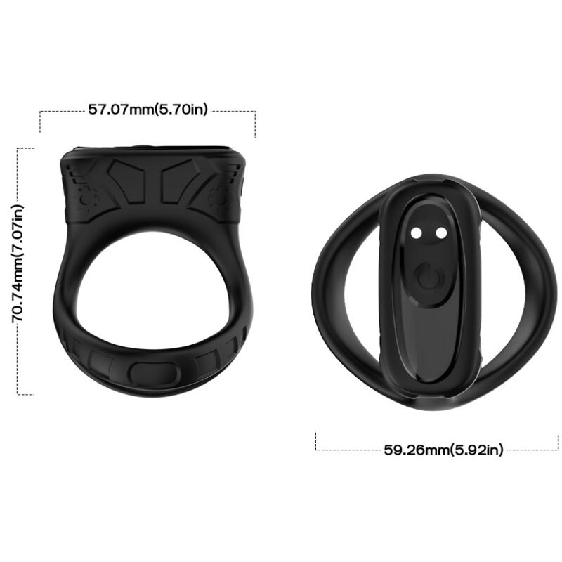 ARMONY - VIBRADOR DE ANEL E MULTIPOSIÇÃO PRETO - Image 4