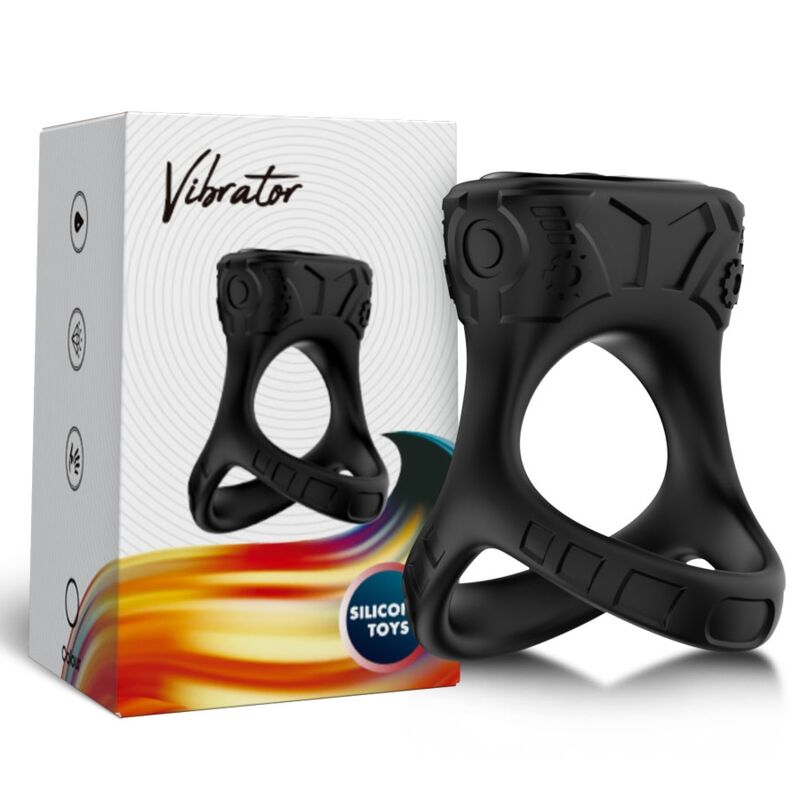 ARMONY - VIBRADOR DE ANEL E MULTIPOSIÇÃO PRETO - Image 5