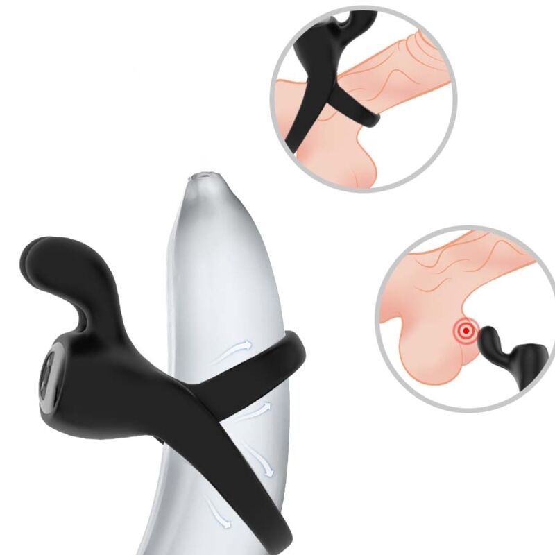 ARMONY – VIBRADOR ANEL COELHO PRETO