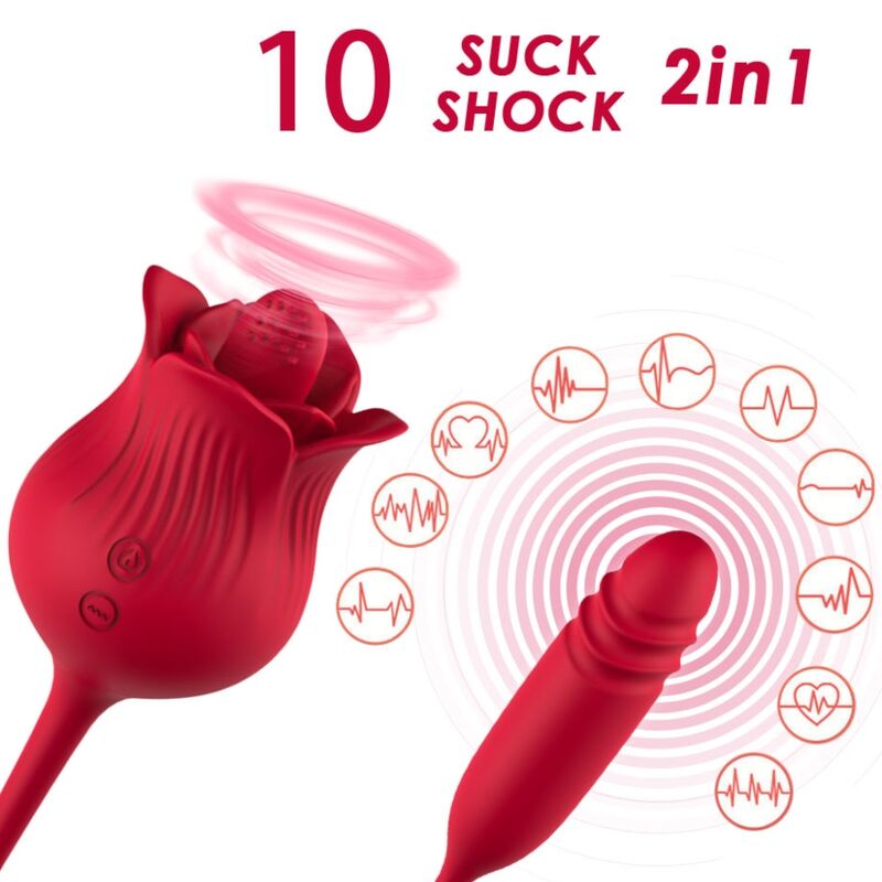 ARMONY – VIBRAÇÃO PARA LAMBIDA DE ROSÉPIA E VIBRADOR VERMELHO