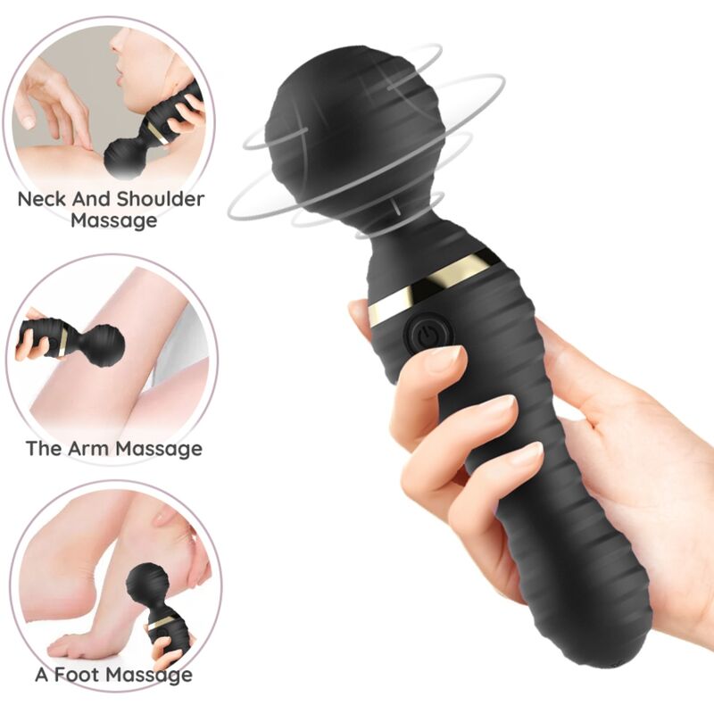 ARMONY – FREEDO MASSAGEADOR E VIBRADOR PEQUENO PRETO