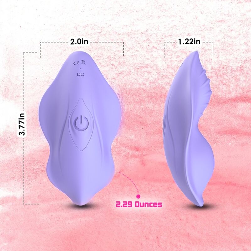 ARMONY – CALCINHA VESTÍVEL WHISPER COM VIBRADOR E CONTROLE REMOTO – ROXA