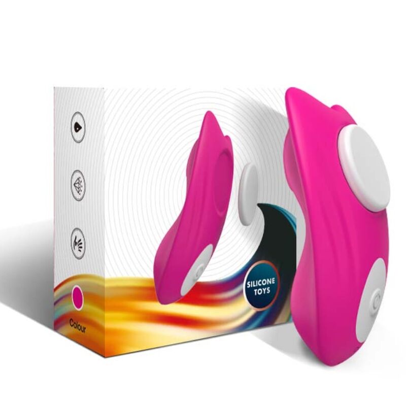 ARMONY - CALCINHA VESTÍVEL BORBOLETA COM VIBRADOR E CONTROLE REMOTO ROSA - Image 5