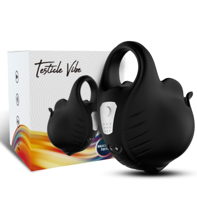 ARMONY - ANEL VIBRADOR COM VENTOSAS PRETO - Image 3