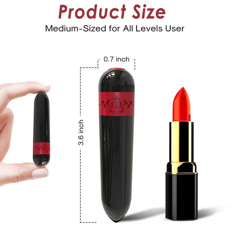 ARMONY – VIBRADOR ROCKET BULLET PRETO
