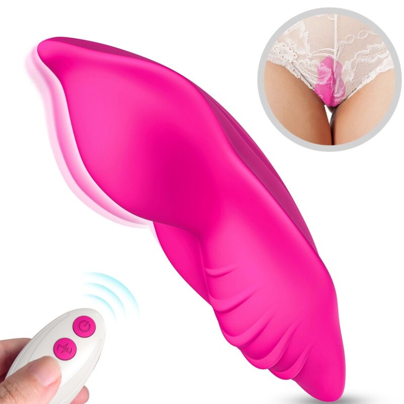 ARMONY - CALCINHA VESTÍVEL WHISPER COM VIBRADOR E CONTROLE REMOTO, FÚCSIA