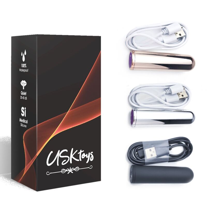 ARMONY - VIBRADOR BULLET PRATEADO 2,1 CM X 7,9 CM - Image 4