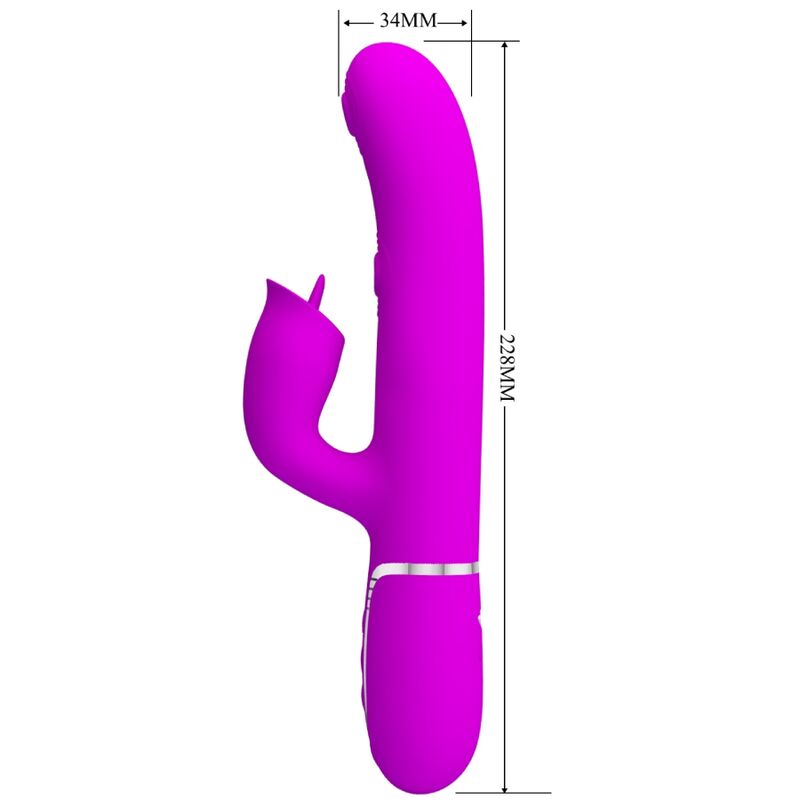 PRETTY LOVE – VIBRADOR COELHO COM LAMBIDA FÚCSIA