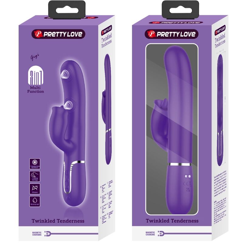 PRETTY LOVE - VIBRADOR COELHO COM LAMBIDA ROXA - Image 4