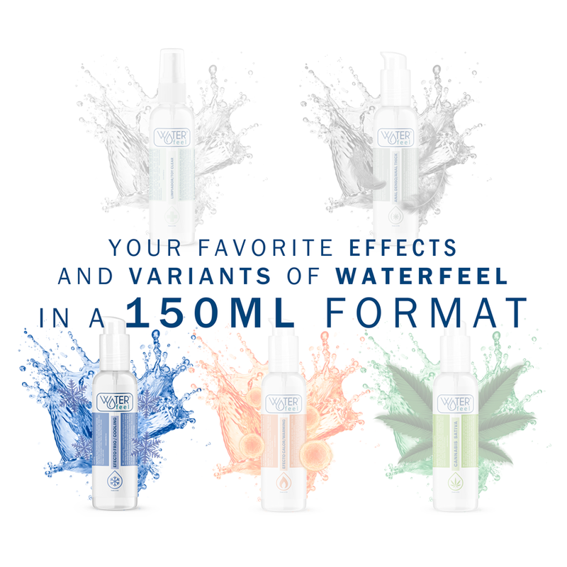 WATERFEEL – LUBRIFICANTE COM EFEITO FRIO 150 ML