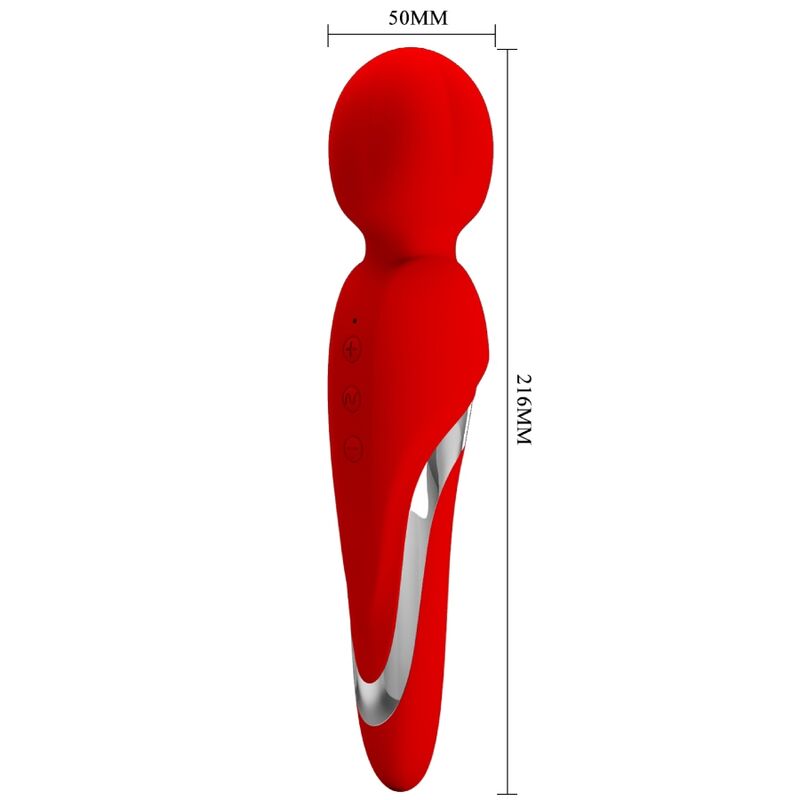 PRETTY LOVE - WALTER VIBRATOR WAND VERMELHO - Image 5