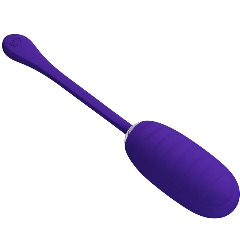 PRETTY LOVE - OVO VIBRATÓRIO RECARREGÁVEL KIRK ROXO