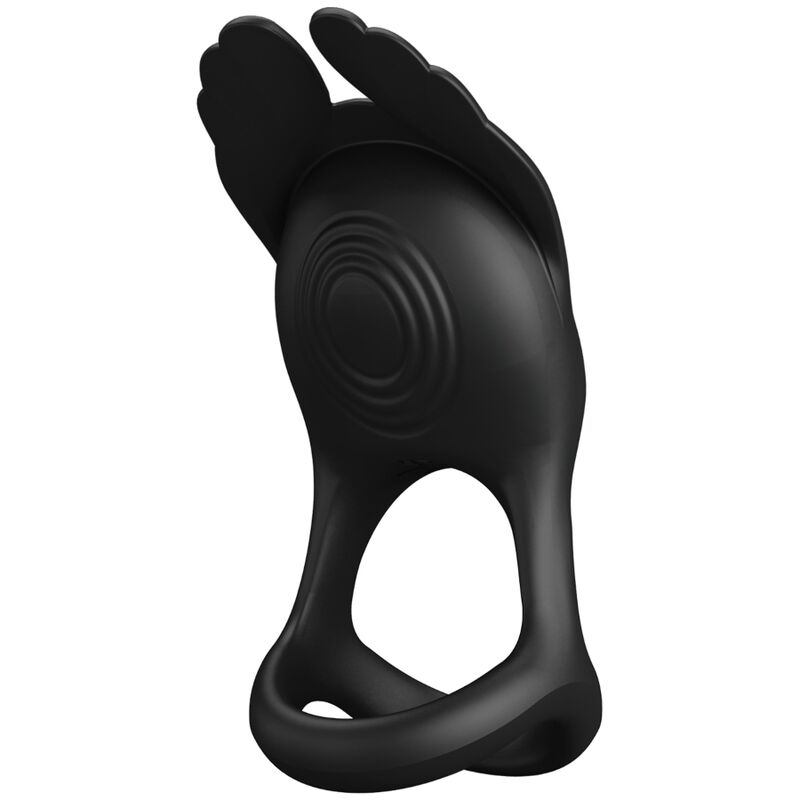 PRETTY LOVE – ANEL PENIANO VIBRANTE SILAS COM 7 VIBRAÇÕES EM SILICONE PRETO