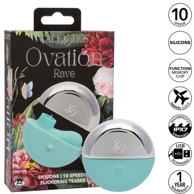 CALEXOTICS – OVATION RAVE STIMULATOR VERDE-ÁGUA
