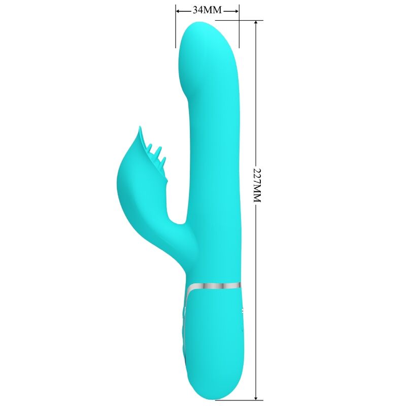 PRETTY LOVE - VIBRADOR COELHO PEARLS VERDE-ÁGUA - Image 7