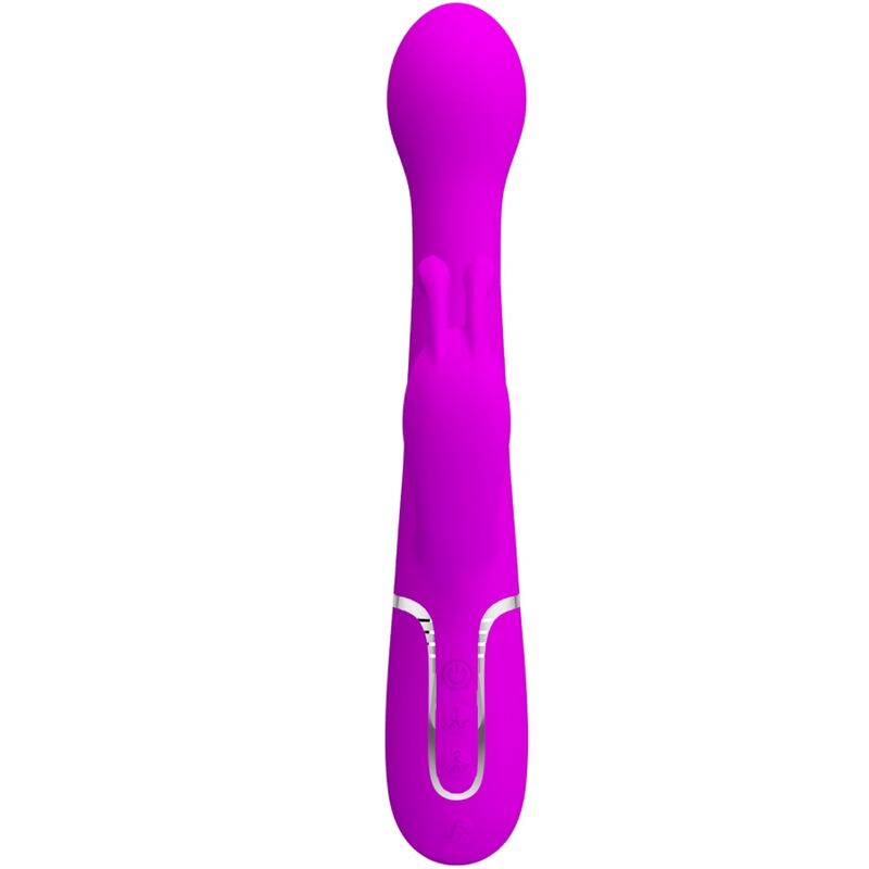 PRETTY LOVE – VIBRADOR DEJON RABBIT 3 EM 1 MULTIFUNCIONAL VIOLETA