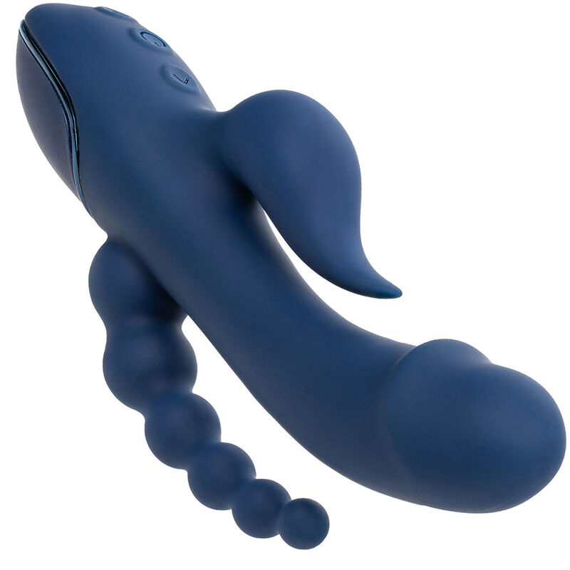 CALEXOTICS - VIBRADOR TRIPLO ORGASMO AZUL - Image 6
