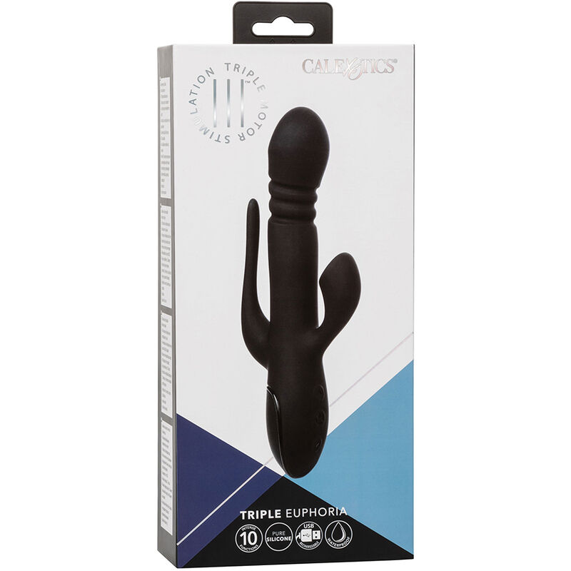 CALEXOTICS - VIBRADOR TRIPLA EUFORIA PRETO - Image 11