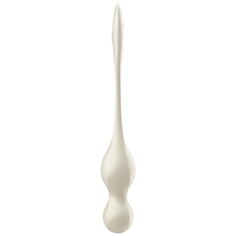 SATISFYER - BOLAS DE KEGEL VIBRATÓRIAS EM FORMATO DE PÁSSAROS DO AMOR BRANCAS - Image 4