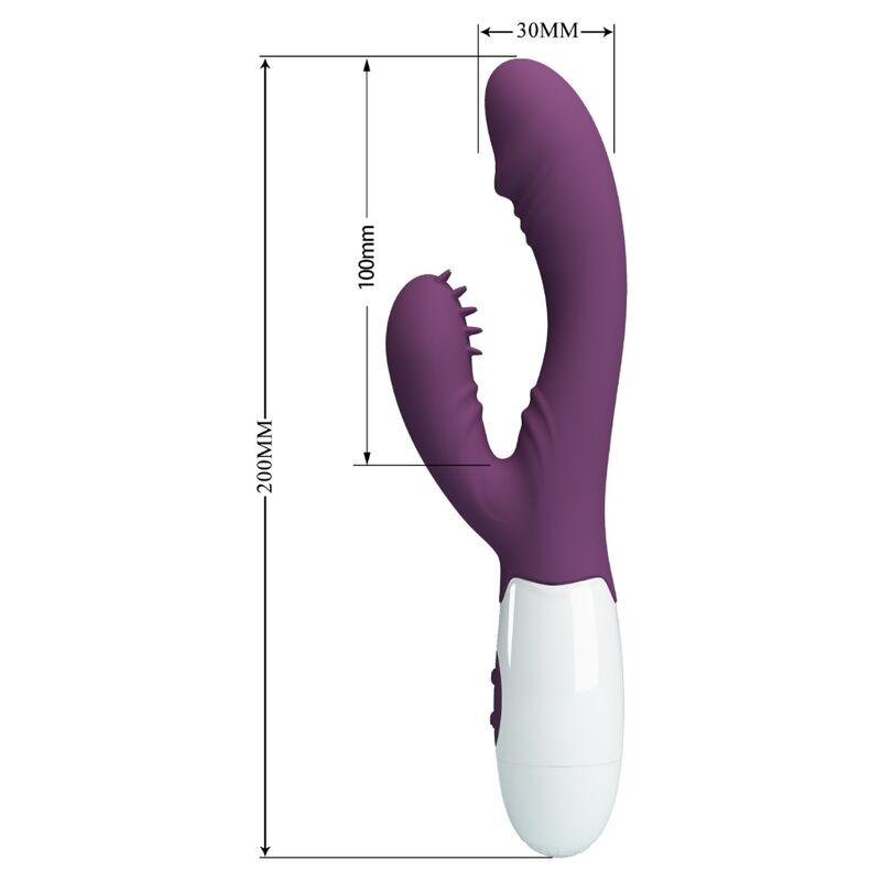 PRETTY LOVE - VIBRADOR E ESTIMULADOR DE PONTO G ANDRE RABBIT ROXO - Image 7