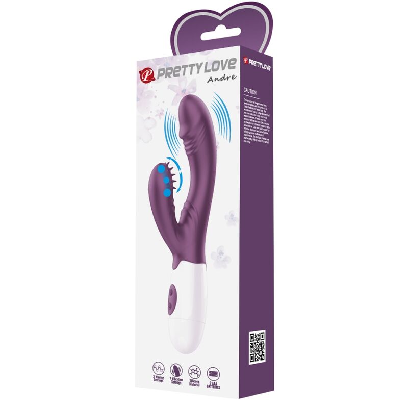 PRETTY LOVE - VIBRADOR E ESTIMULADOR DE PONTO G ANDRE RABBIT ROXO - Image 10