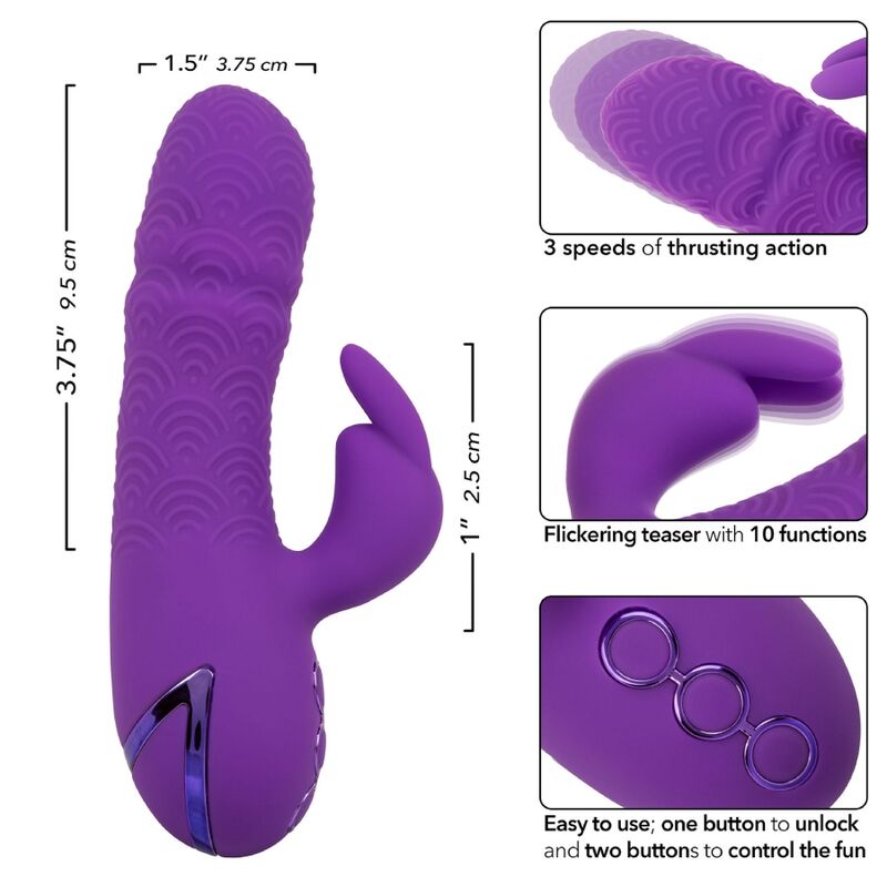 CALEXOTICS - MANHATTAN BEACH MARVEL VIBRATOR RABBIT ROXO DA CALIFORNIA DREAMING - Image 7