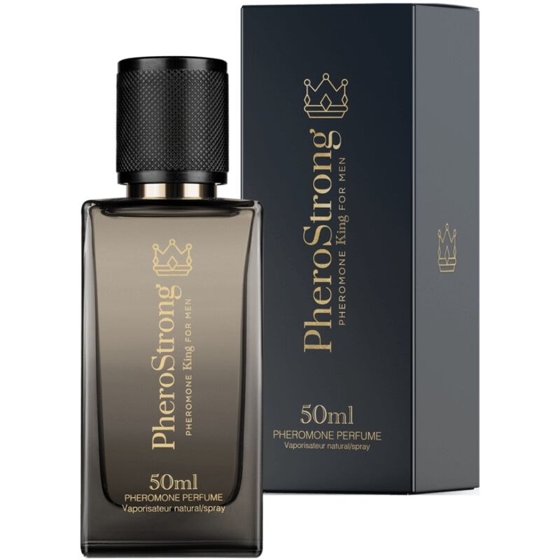 PHEROSTRONG – REI DOS PERFUMES COM FEROMÔNIOS PARA HOMENS 50 ML