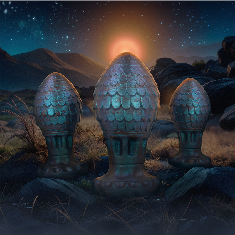 ÉPICO – PLUG ANAL VRAKOS DRAGON EGG TAMANHO M