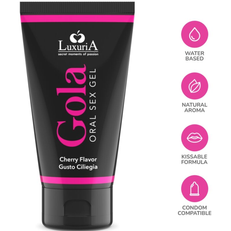 INTIMATELINE LUXURIA - GEL PARA SEXO ORAL SABOR CEREJA 50 ML - Image 3