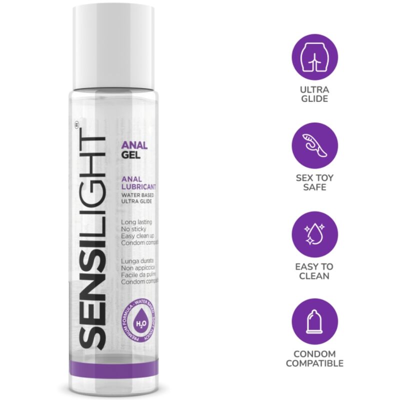 INTIMATELINE – SENSILIGHT GEL DESLIZANTE ANAL 60 ML