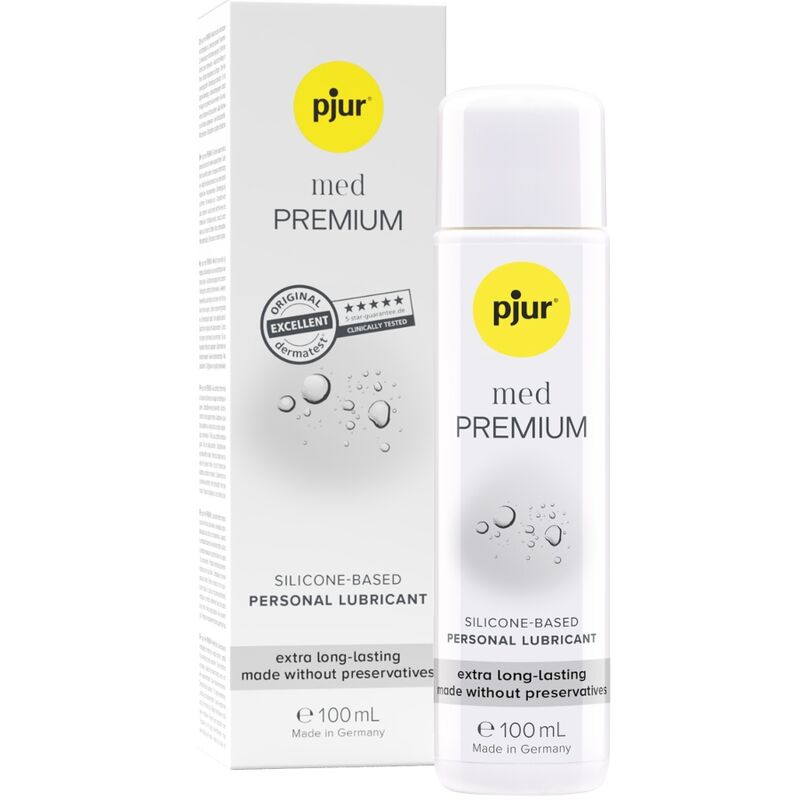 PJUR – LUBRIFICANTE PREMIUM DE SILICONE MÉDIO 100 ML