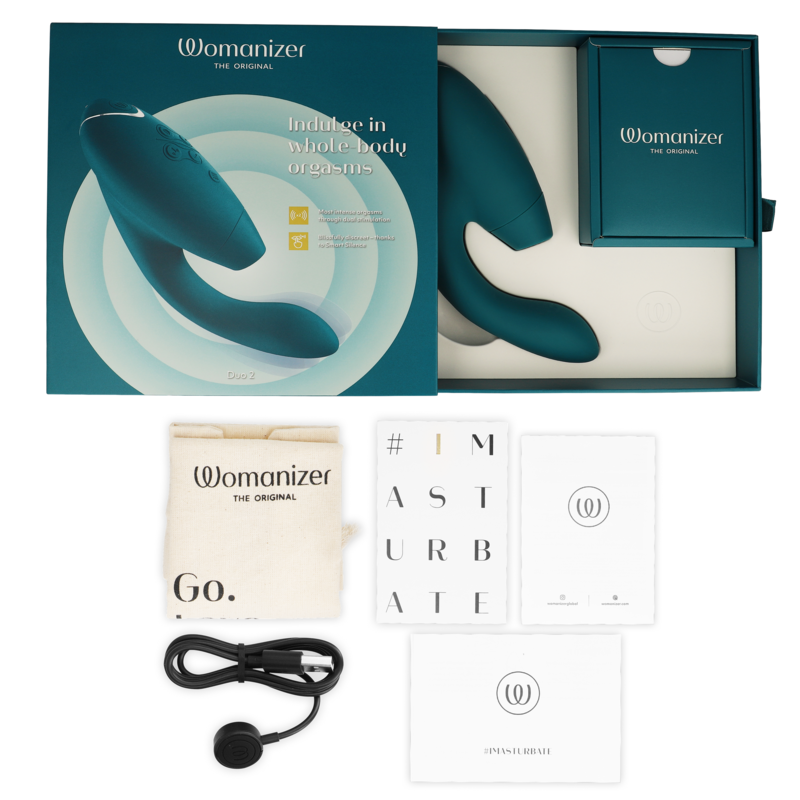 WOMANIZER - DUO 2 STIMULATOR BLUE PETROL - Image 6