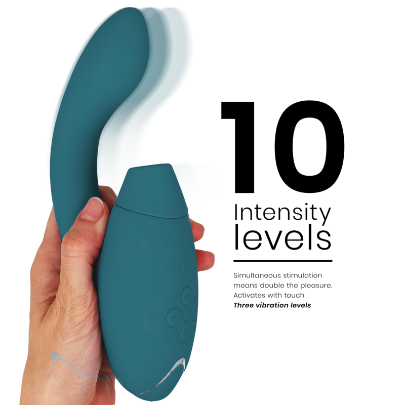 WOMANIZER - DUO 2 STIMULATOR BLUE PETROL - Image 4