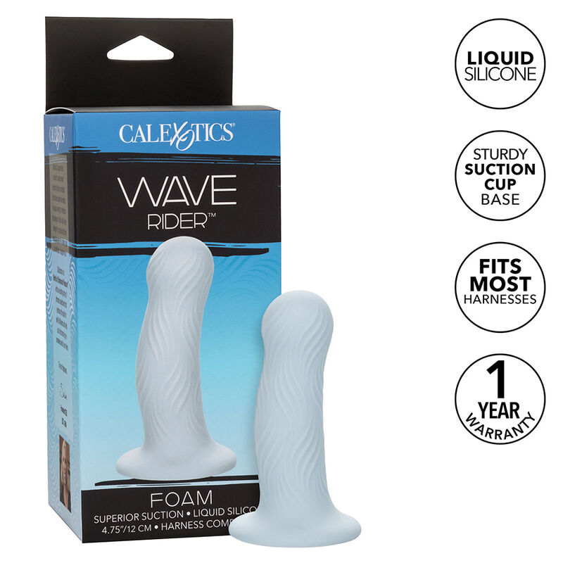 CALEXOTICS – PLUG ANAL DE ESPUMA WAVE RIDER AZUL