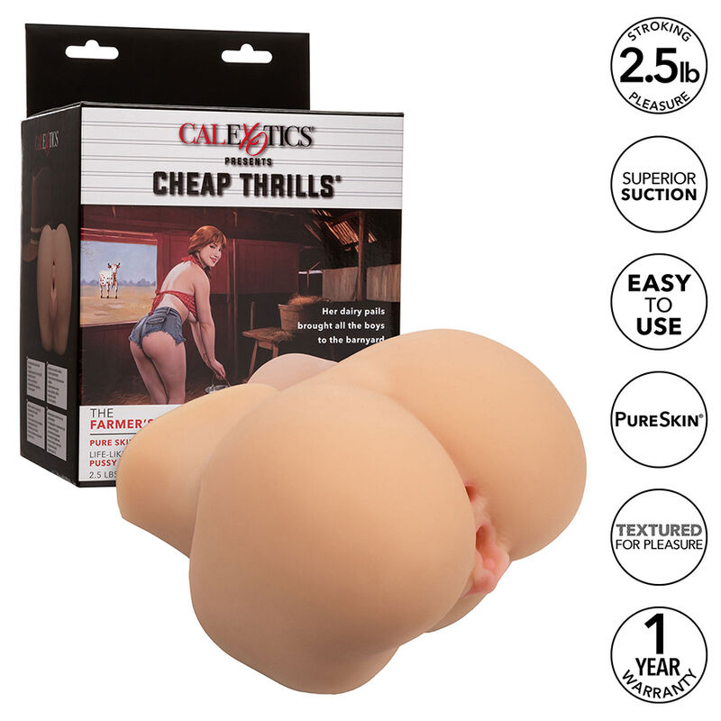 CALEXOTICS – A FILHA DO FAZENDEIRO – MASTURBADOR DUPLO REALISTA DE CARNE
