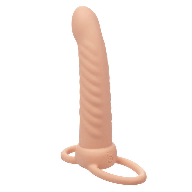 CALEXOTICS - MAXX RIBBED DUAL PENETRATOR 10 VIBRAÇÕES CARNE - Image 4