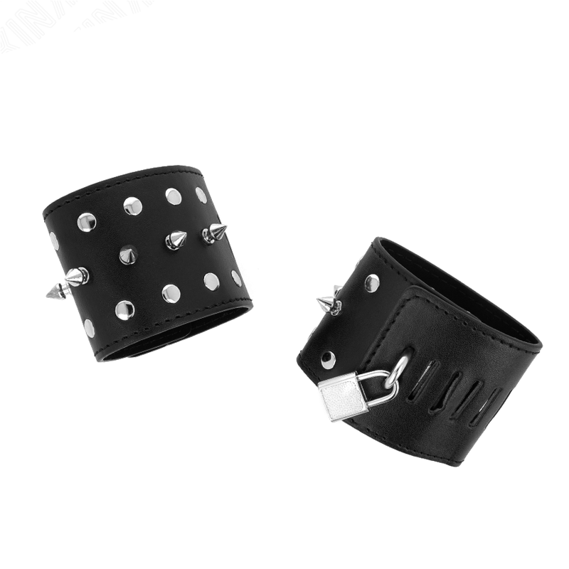 KINK - ALGEMAS DE PULSO PUNK COM ESPIGÕES 25 X 6 CM - Image 2
