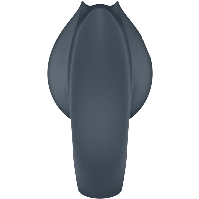 SATISFYER - PERFECT PAIR 2 MULTIVIBRADOR 2 EM 1 ANEL PENIANO E ESTIMULADOR DE DEDOS CINZA - Image 7