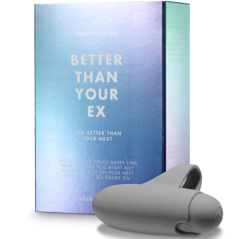 BIJOUX INDISCRETS – MELHOR QUE SEU EX VIBRADOR BULLET 10 VIBRAÇÕES CINZA
