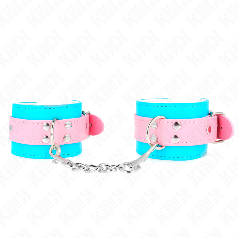 KINK - ALGUMA DE PULSO FOFA AZUL/ROSA AJUSTÁVEL 16-28 CM X 5 CM - Image 2
