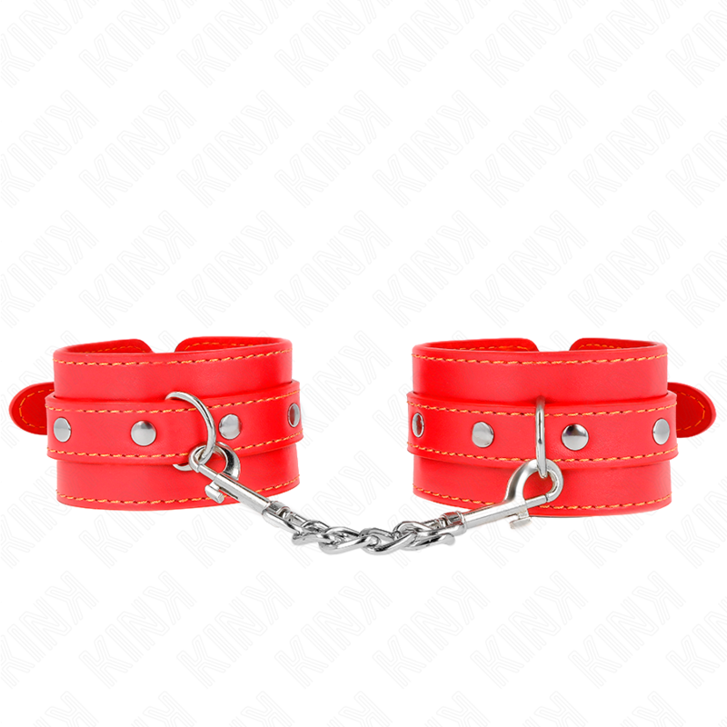 KINK – ALGUMA DE PULSO FINA VERMELHA AJUSTÁVEL DE 21 A 33 CM