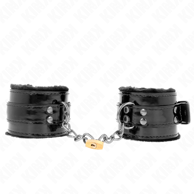 KINK – ALGEMAS DE PULSO LEVES COM FECHADURA DE COBRE AJUSTÁVEIS DE 17 A 29 CM X 5,5 CM