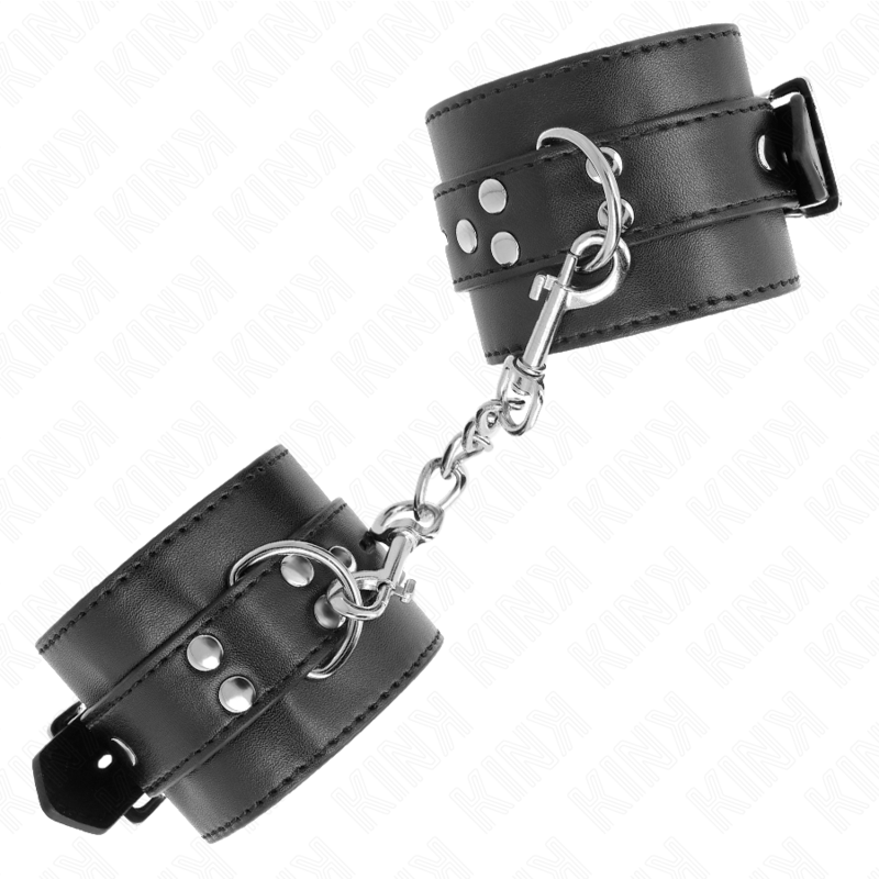 KINK - ALGEMA DE PULSO PRETA COM CINTO PRETO AJUSTÁVEL DE 17 A 28 CM X 6 CM - Image 3