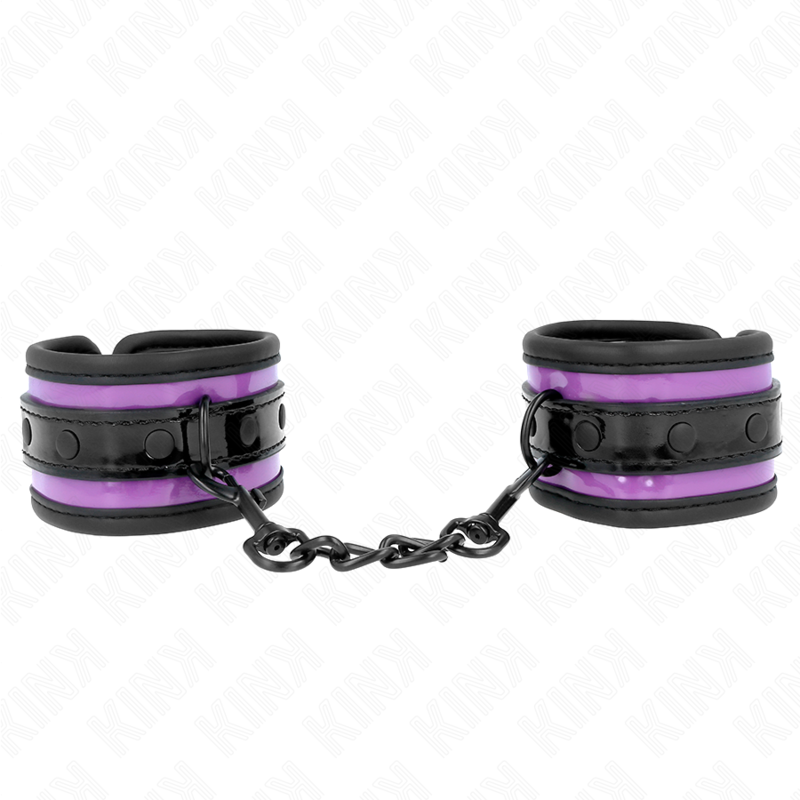 KINK – ALGEMA DE NEOPRENE PARA PULSOS, ROXA CLARA, AJUSTÁVEL DE 21 A 28 CM X 5 CM