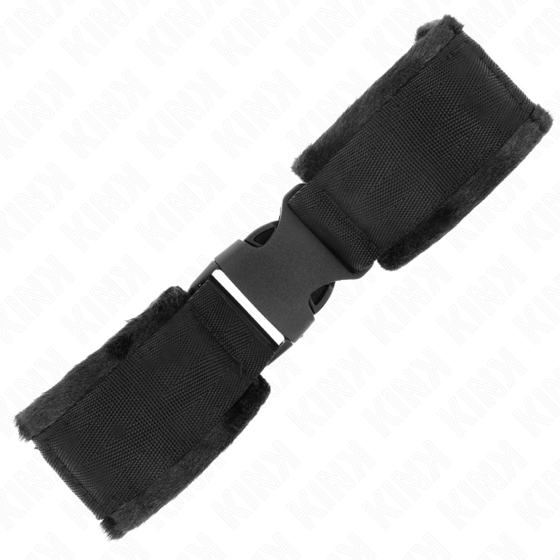 KINK - ALGEMA DE PULSEIRA COM FECHO DE VELCRO EM NYLON, VERMELHO E PRETO, MODELO 1, AJUSTÁVEL, 25-35 CM X 6 CM - Image 3