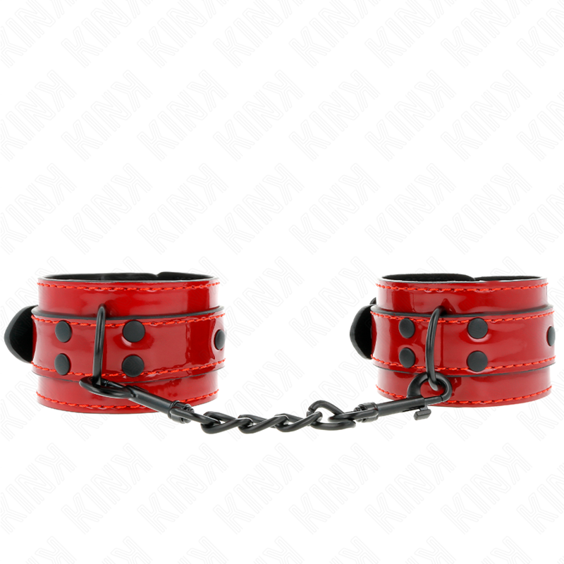 KINK – ALGEMAS DE PULSO VERMELHAS ESCURAS 23 X 5 CM